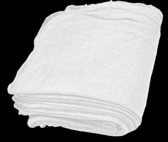 White Auto-Mechanic Shop Towels Rags 100% Cotton 14x14