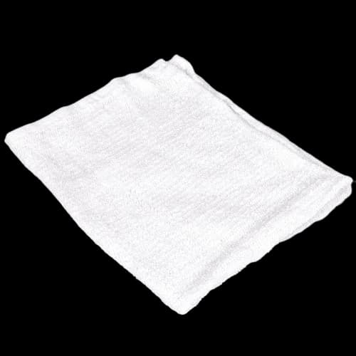 17x20 Ribbed Bar Towel White 28 ozs (100% Cotton)