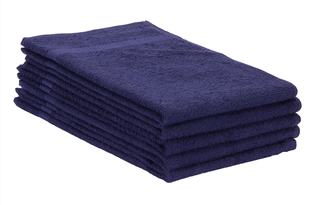 Navy Blue Bleach Resistant Salon Towels 16x27