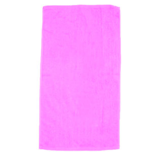 30 x 60 Velour Beach Towels Hot Pink Color