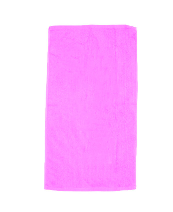 30 x 60 Velour Beach Towels Hot Pink Color