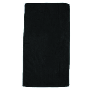 30 x 60 Velour Beach Towels Black Color