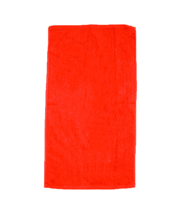 30 x 60 Velour Beach Towels Orange Color