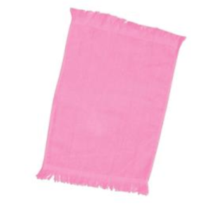 Pink Fringed Towels
