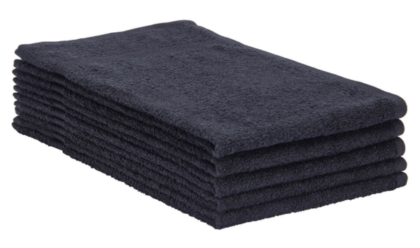 Black Salon Towels