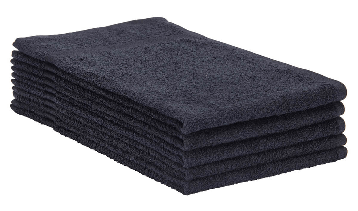 Black hand towels 16X27 Premium 100% cotton