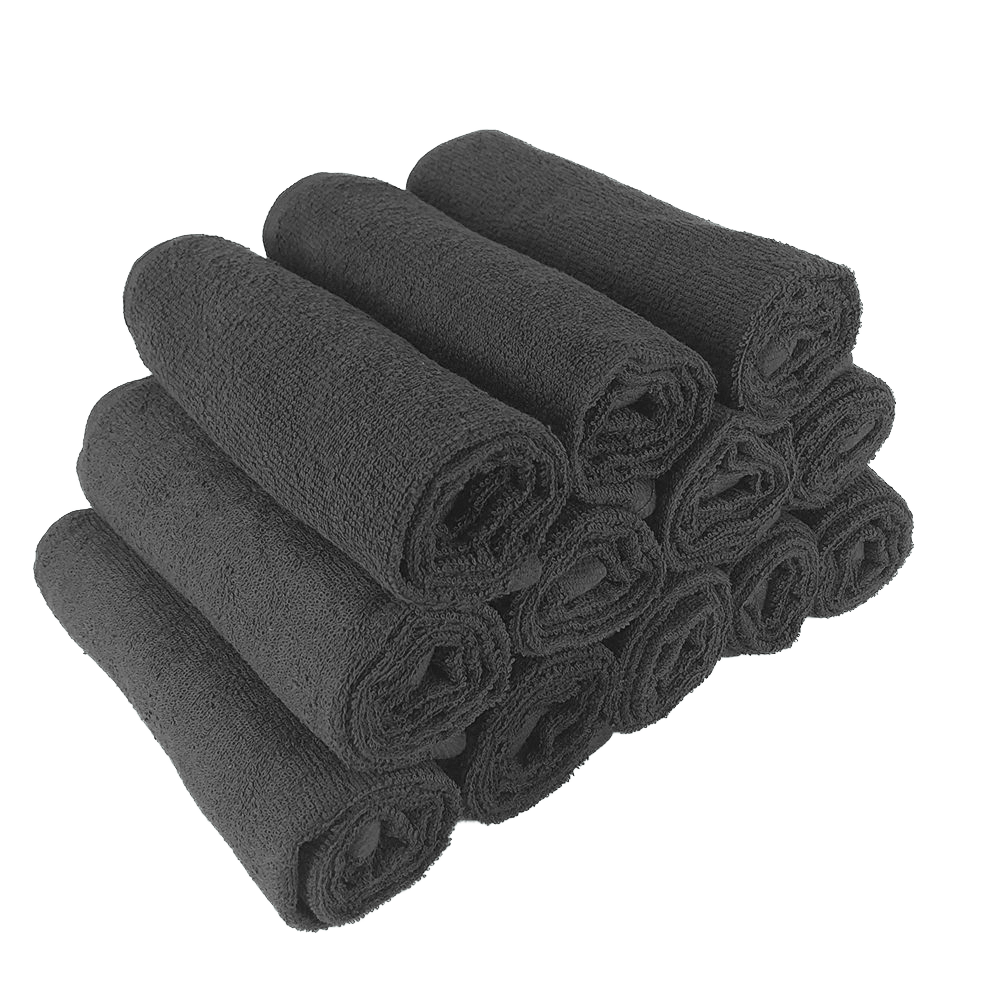 Wholesale 16 x 27 Dark Gray Hand Towels (100% Cotton)