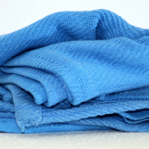 Blue Huck Towels Lint Free