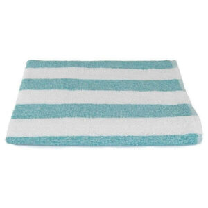 Turquoise Cabana Stripe Pool Towels