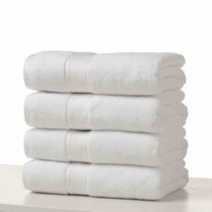 Resort Plush White Bath Towels