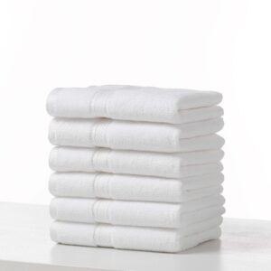 White Resort Hand Towels Plush
