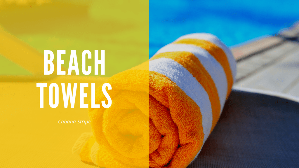 cabana stripe beach towels Home Marketplace