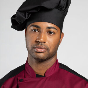 Poplin Chef Hat Blk