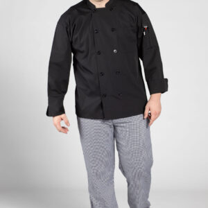 Classic Poplin W/Mesh Blk 4XL