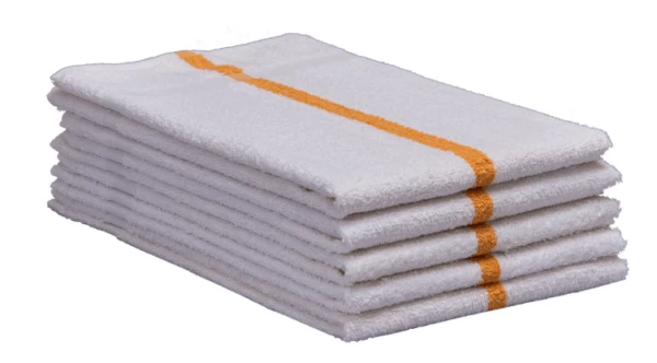 880854201699 16 x 27 Gold Center Stripe Hand Towels ( 100% Cotton )