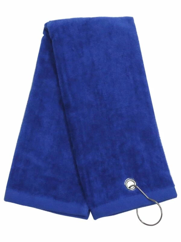 Navy Blue Tri-Fold Golf Towel