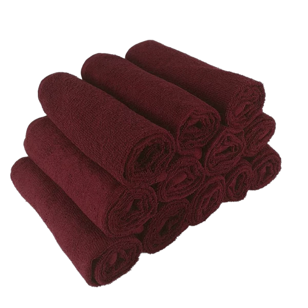 Burgundy Spa Towels