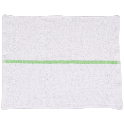 Wholesale Green Stripe Bar Towels