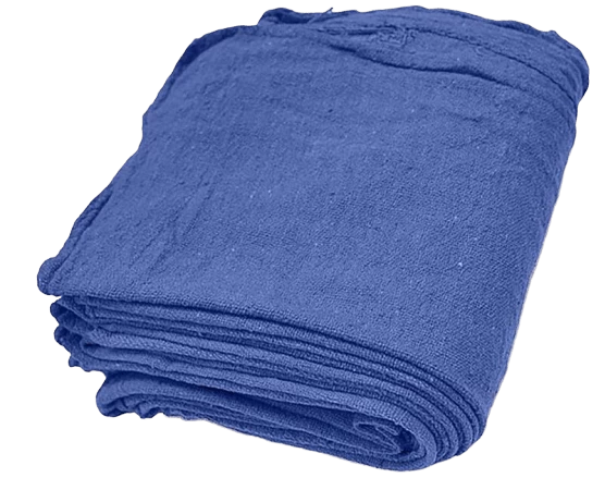 56A82D09 5B57 48D3 8A86 61B77092113E Blue Auto-Mechanic Shop Towels Rags 100% Cotton 14 x 14