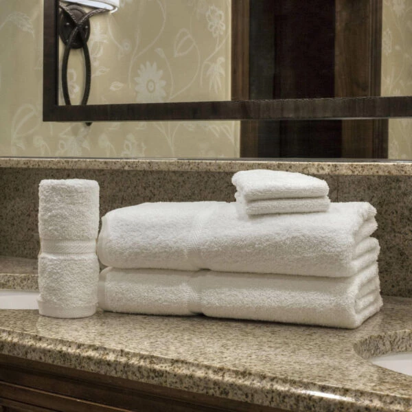 880624823205 25 x 52 White Bath Towels 12 lbs 100% Cotton