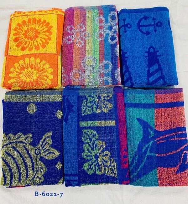 880874860173 30 x 60 Assorted Jacquard Design Pool Towels 100% Cotton