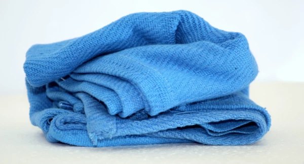 Blue Huck Towels Lint Free