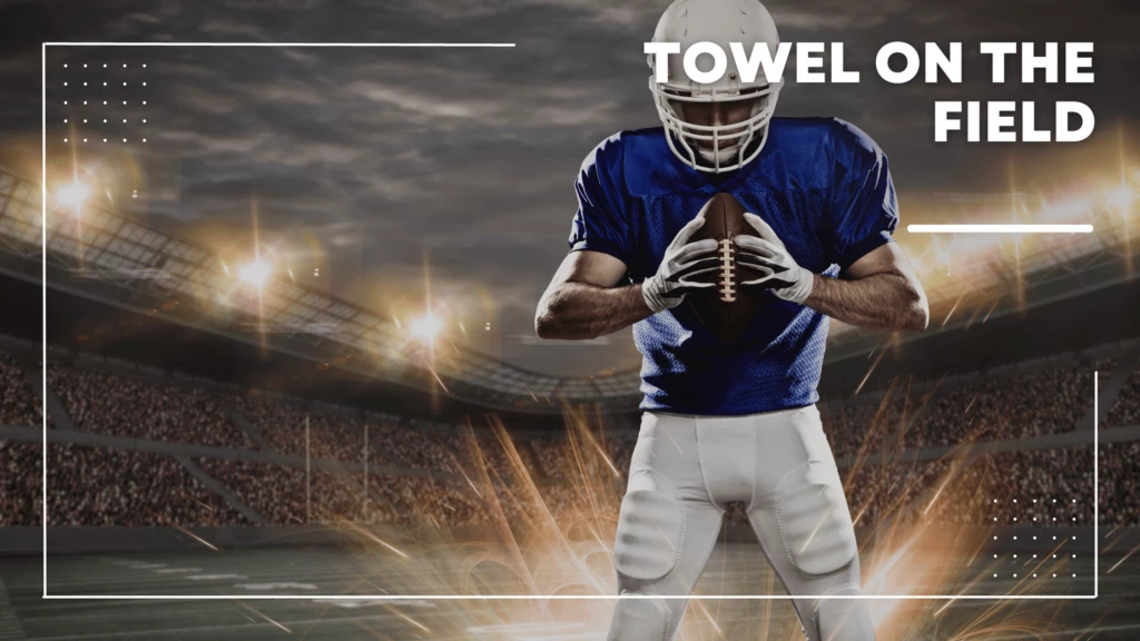 football towels towel on the field White Football Towels