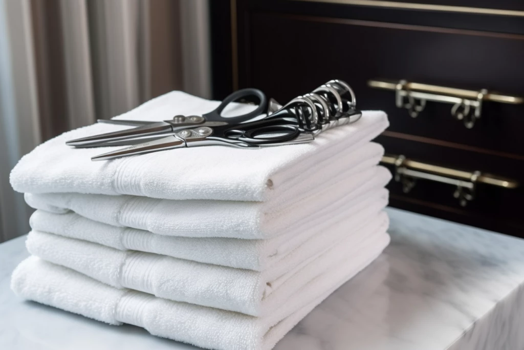 Salon Hand Towels close up of a stack of thick plush white barber towels a6ae74af dc46 43d9 8f0b 8a3199e2e506 close up of a stack of thick plush white barber towels a6ae74af dc46 43d9 8f0b 8a3199e2e506 Special Salon Hand Towels