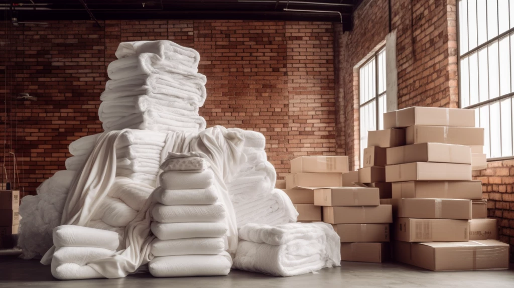 wholesale towels and sheets 3sbwcws Create an image of a towering stack of plush towels and 6474de9e 79ef 4d52 9182 7d57fefc459a wholesale towels and washcloths