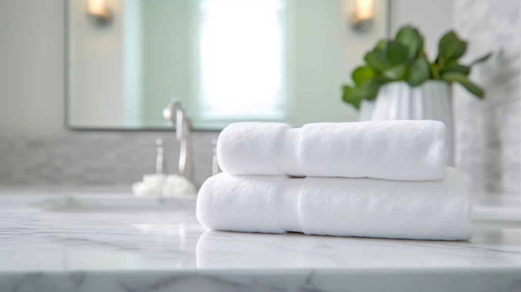 wholesale towels and sheets sbwcws Create an image of a stack of crisp white towels and she 87914e1d afc3 4ef4 bba5 4a5fa93f53b0 wholesale towels and sheets